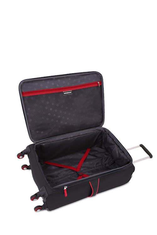 Swissgear 6593 23" Expandable Liteweight Spinner Luggage Collection Clothing tie-down straps