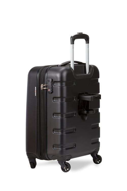 Swissgear 7366 18” Expandable Carry On Hardside Spinner Luggage Black