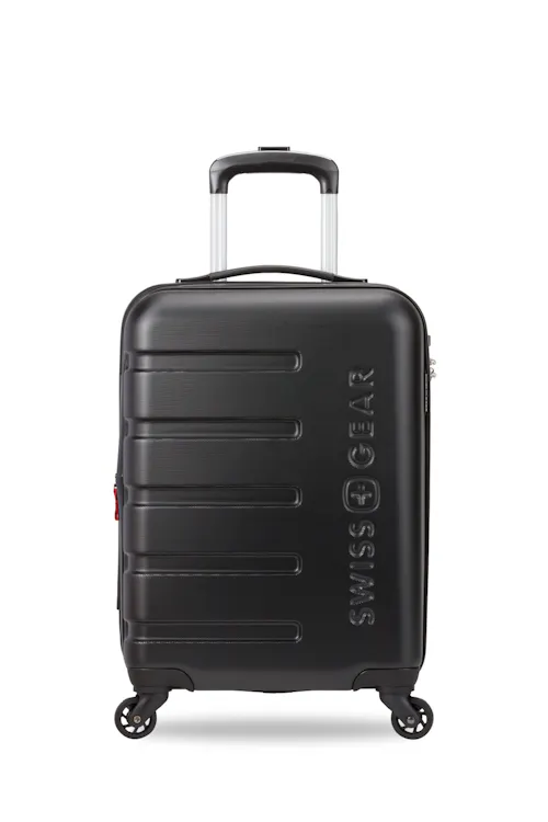 Swissgear 7366 18” Expandable Carry On Hardside Spinner Luggage Black