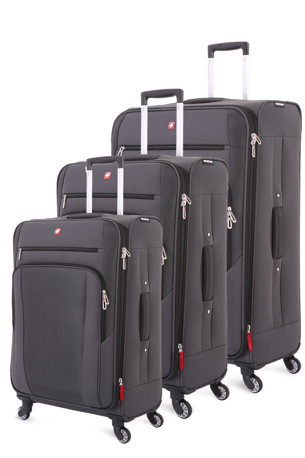 swissgear 6283 expandable 3pc spinner luggage set