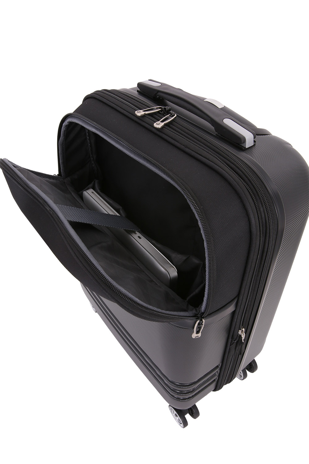 Swissgear 7635 18 Expandable Hybrid Business Carry On Spinner Luggage ...