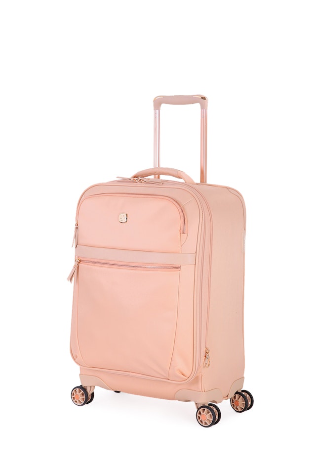Swissgear 7636 20 Expandable Carry On Luggage Peach