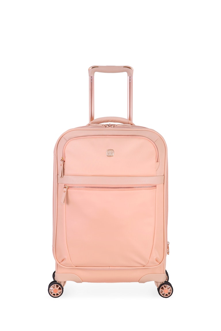 Swissgear 7636 20 Expandable Carry On Luggage Peach