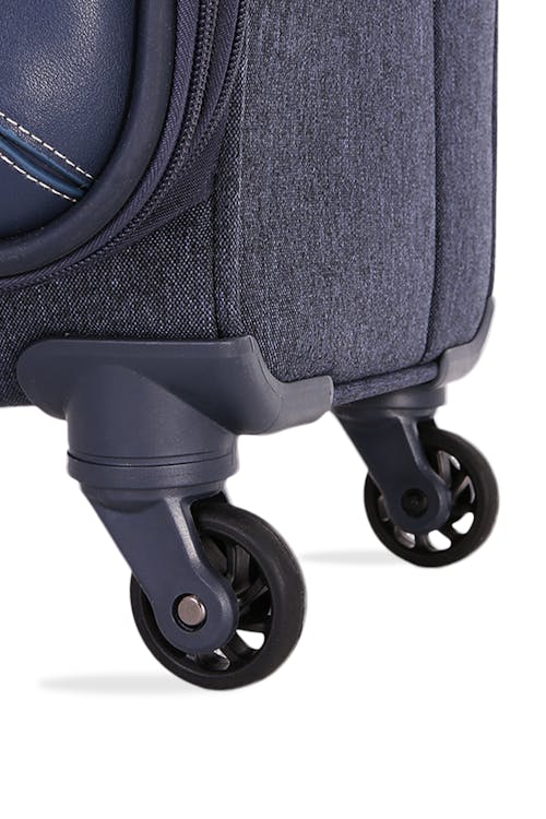 Swissgear 7660 Expandable Liteweight Spinner Luggage Four 360-degree, multi-directional spinner wheels 