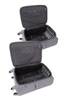 Swissgear 7676 Expandable Liteweight 2pc Spinner Luggage Set - Charcoal/Silver