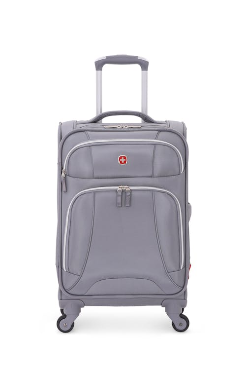 SWISSGEAR 7676 20" Expandable Spinner Luggage Two front panel pockets