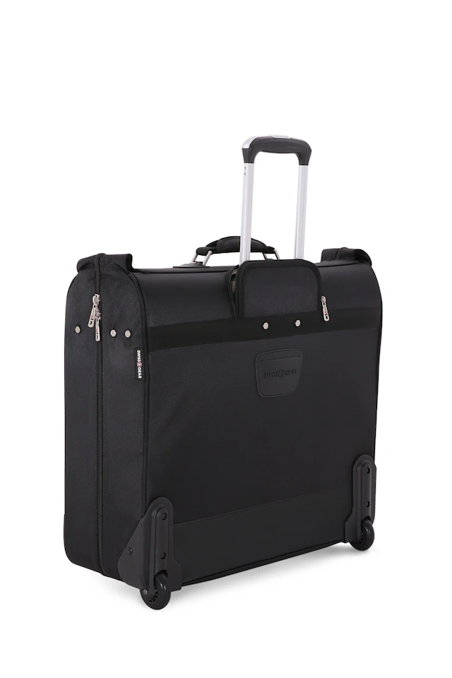 swissgear zurich spinner wheeled garment bag black