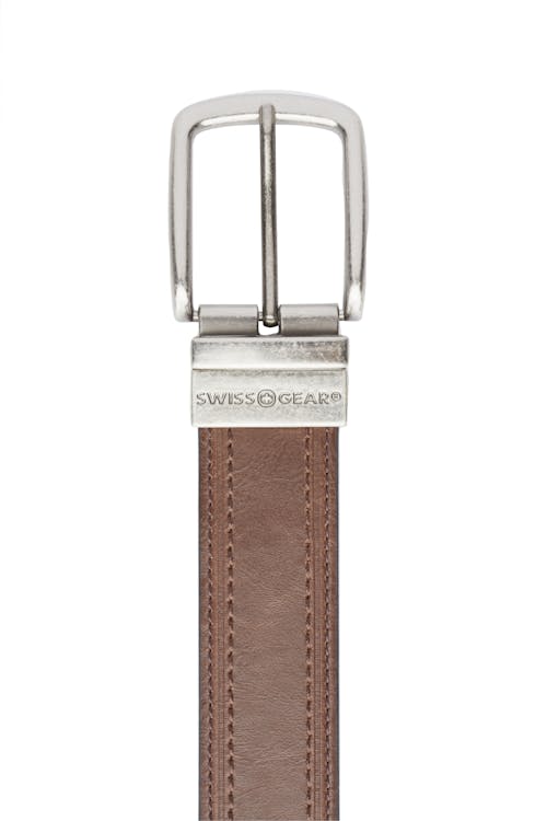 Swissgear - Ceinture réversible décontractée - Côté brun