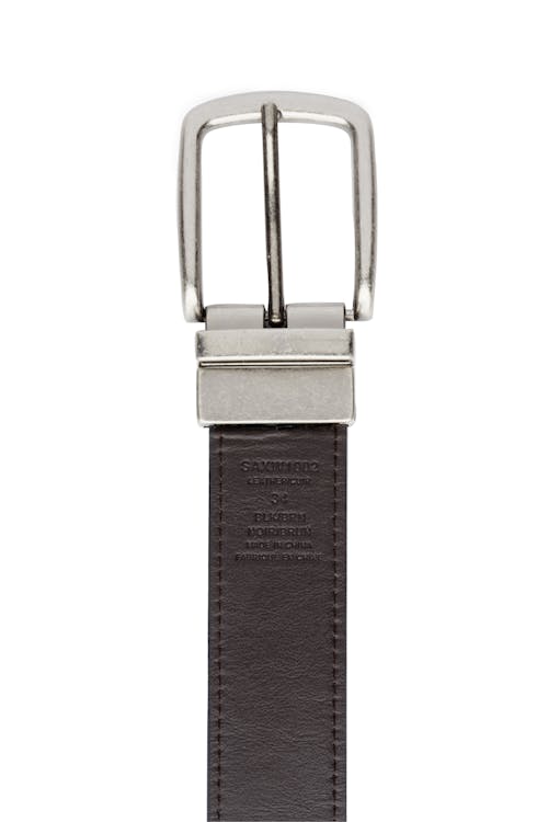 Swissgear - Ceinture réversible décontractée - Côté brun foncé