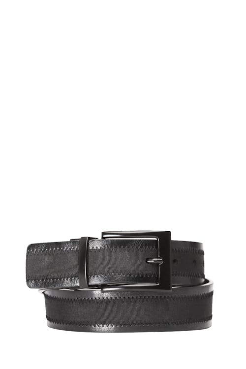 Swissgear - Ceinture réversible distinguée - 101 cm - Noir