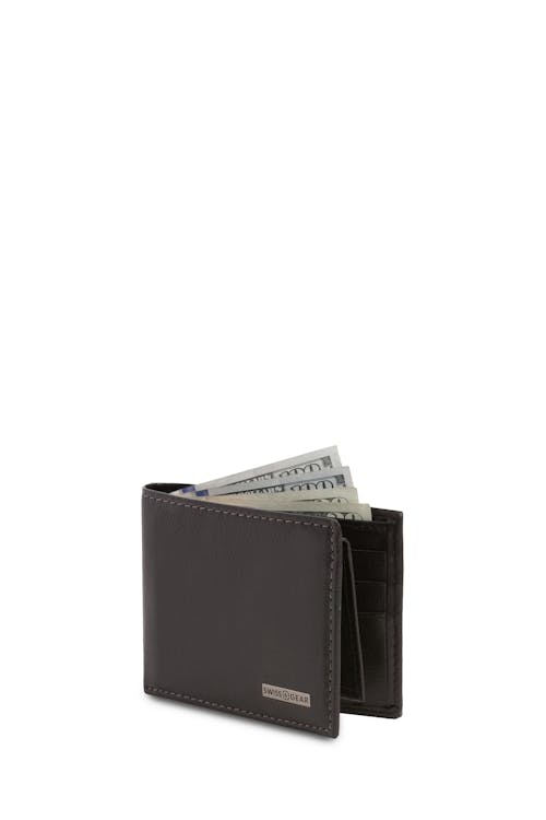 Swissgear Lucerne Bifold Wallet with Removable Card Case - Black