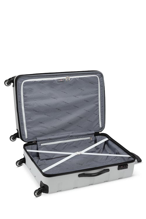 SWISSGEAR Signature Collection 28'' Hardside Luggage - split case design, with zippered flap and elasticized tied-down straps