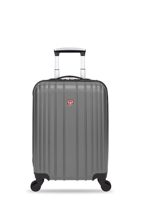 Swissgear Sion Collection Carry-On Hardside Luggage with 2 Packing Cubes - Titanium