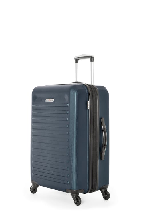 Swissgear Collection de bagages Intercontinental - Valise rigide extensible de 24 po - Bleu
