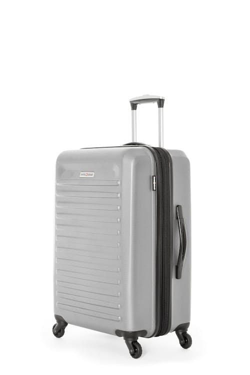 Swissgear Collection de bagages Intercontinental - Valise rigide extensible de 24 po - Argent