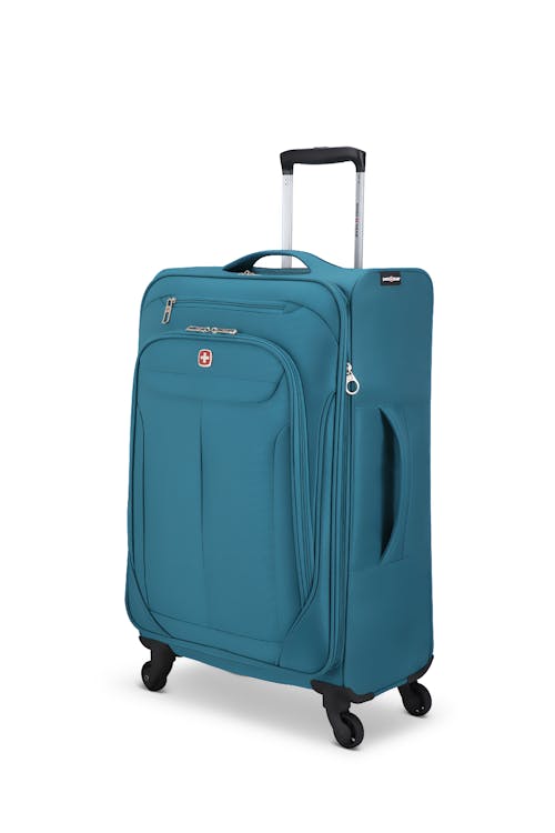 Swissgear Collection de bagages Marumo - Valise souple extensible de 24 po - Sarcelle