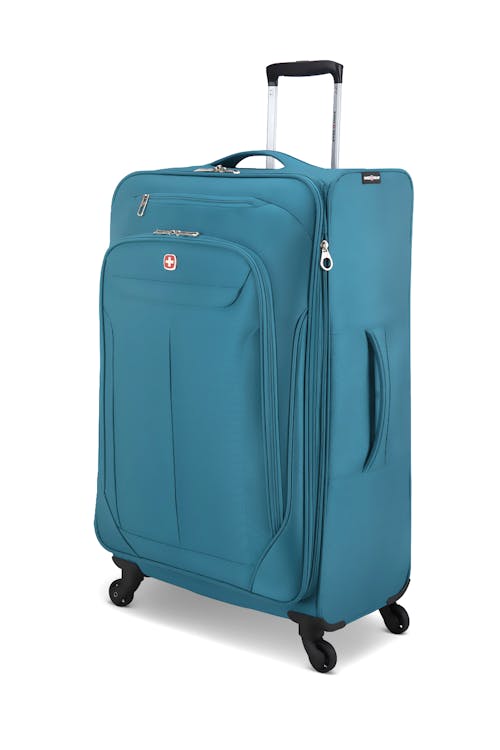 Swissgear Collection de bagages Marumo - Valise souple extensible de 28 po - Sarcelle