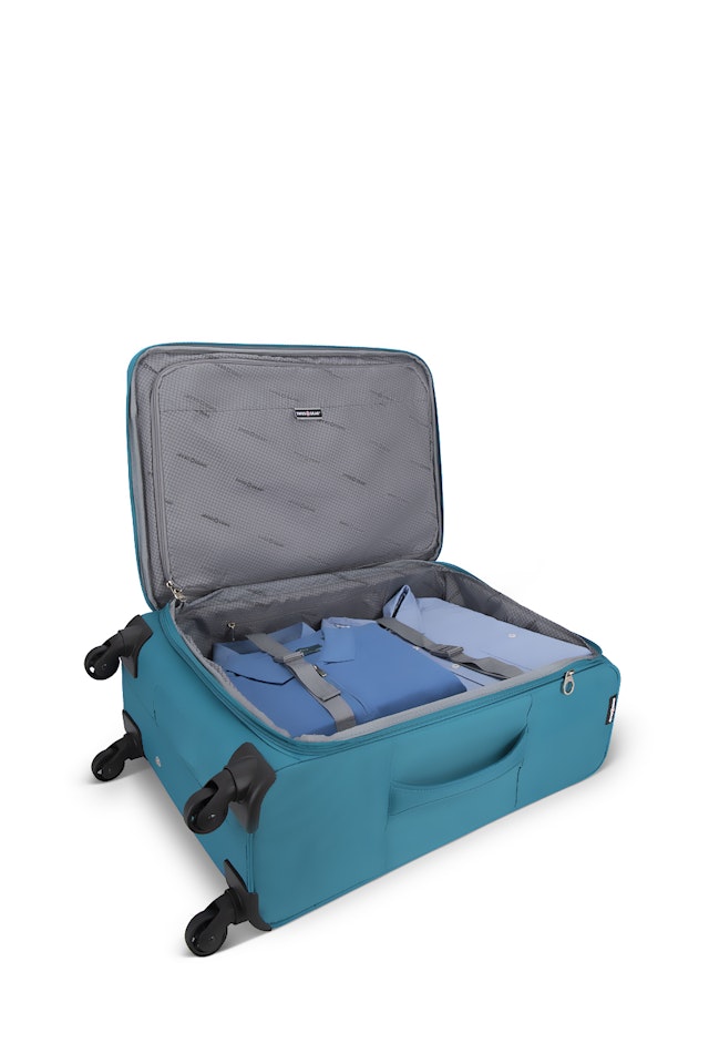 Swissgear Marumo Collection 3 Piece Expandable Upright Luggage Set Teal