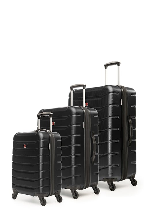 Swissgear Collection de bagages Vaiana - Ensemble de 3 valises rigides - Noir
