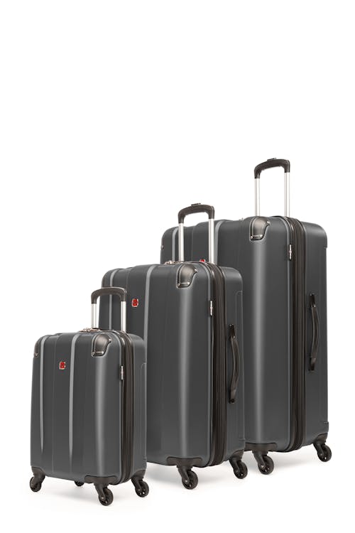 Swissgear Protector Collection Hardside Luggage 3 Piece Set - Charcoal