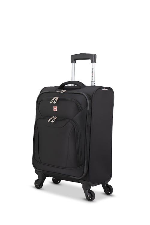 Swissgear Elite Collection Carry-on Upright Luggage - Black