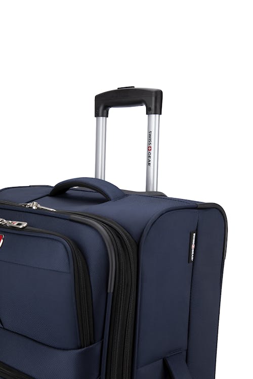 Swissgear Collection de bagages Castelle Lite - Valise souple extensible de 28 po - Poignée sur le dessus offrant plus d'options de manipulation