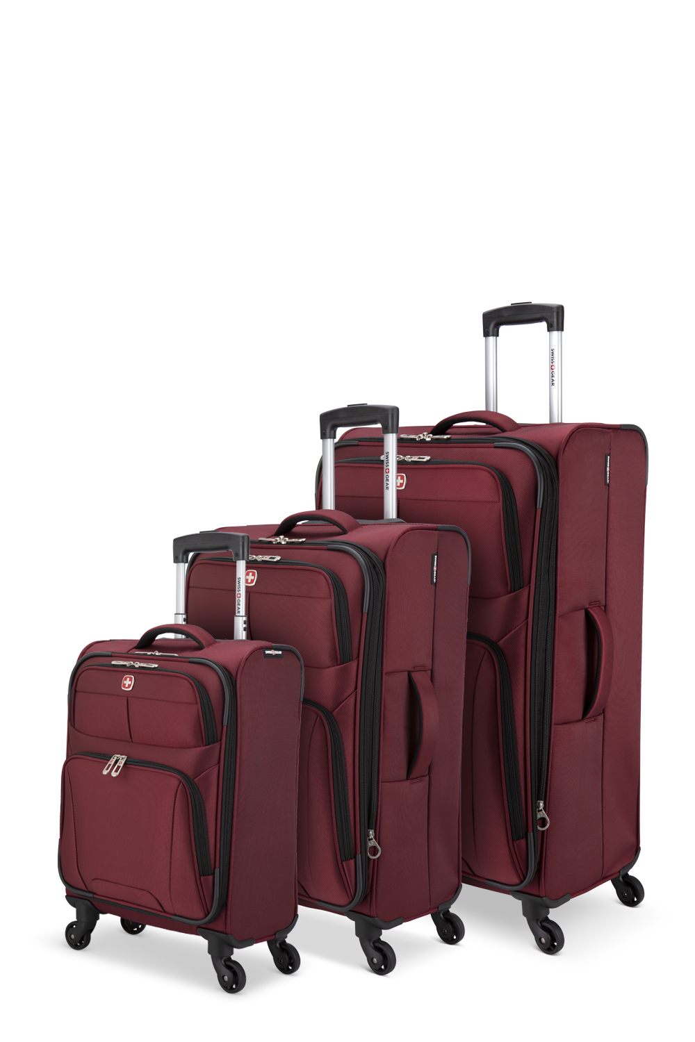 expandable upright luggage