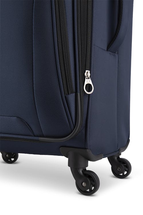 Swissgear Castelle Lite Collection 3 Piece Expandable Upright Luggage Set - Spin 360° 4-wheel system allows suitcase to move easily in all directions