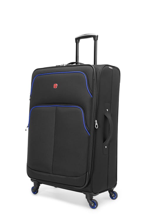 Swissgear Empire Collection 28" Expandable Upright Luggage - Black / Blue