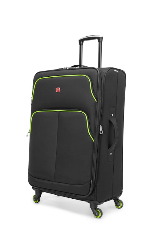 Swissgear Empire Collection 28" Expandable Upright Luggage - Black / Lime