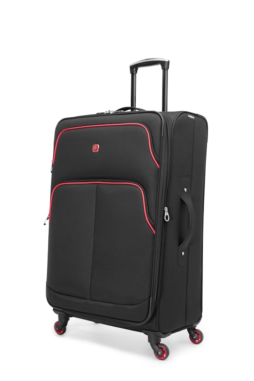 Swissgear Empire Collection 28" Expandable Upright Luggage - Black / Pink