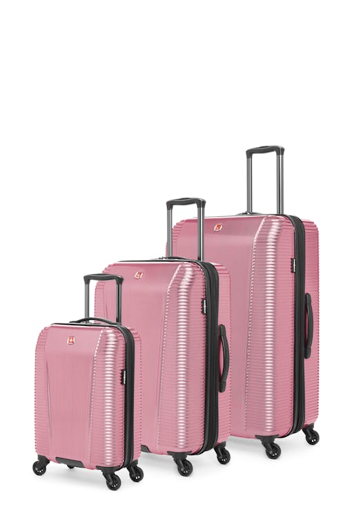 Swissgear Whistler Collection Hardside Luggage 3 Piece Set - Ruby Red
