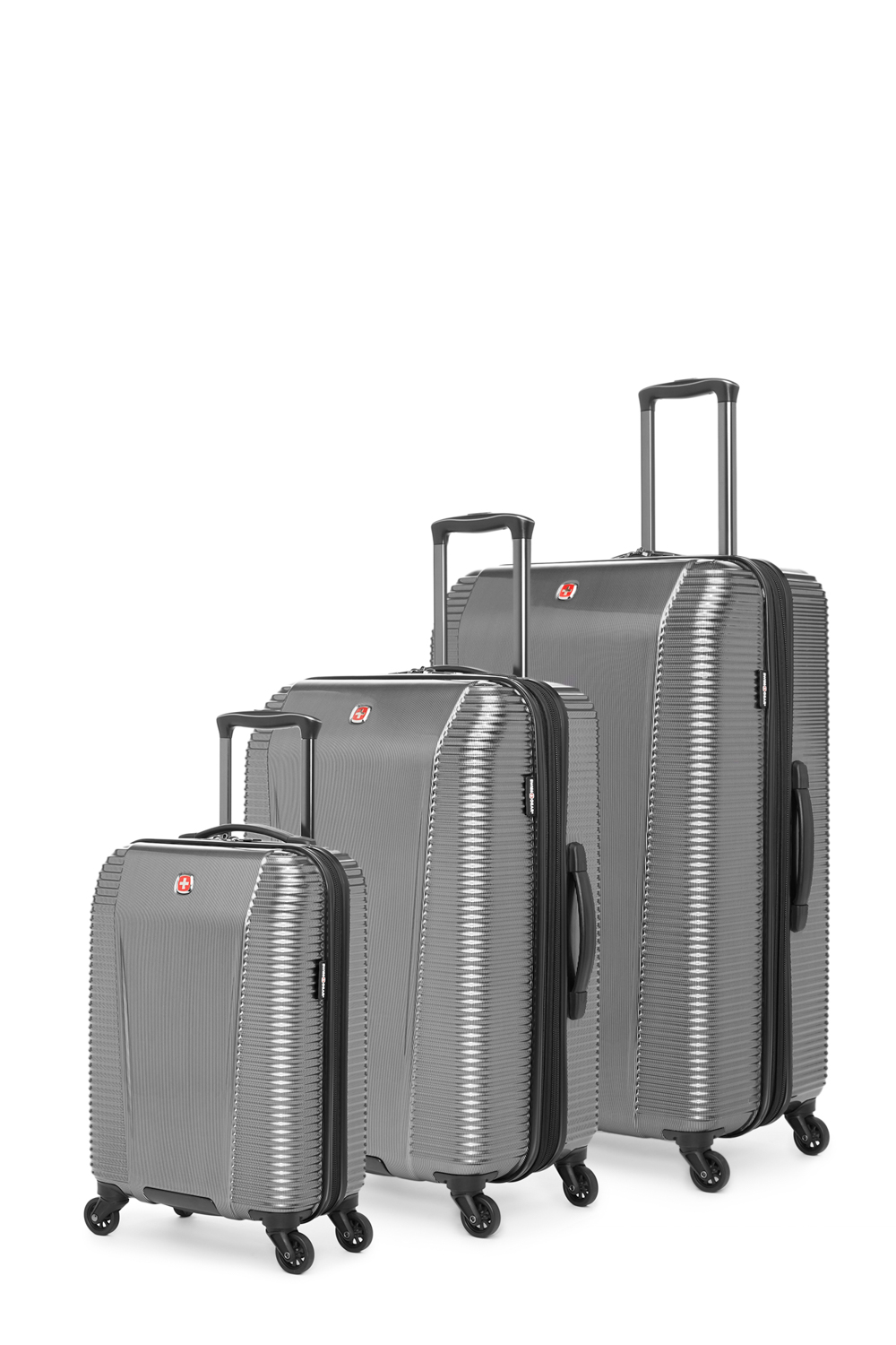 Swiss gear 3 discount piece silver luggage set