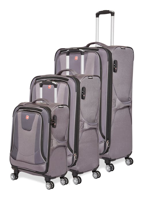 Swissgear Collection de bagages Neolite III - Ensemble de 3 valises souples - Gris