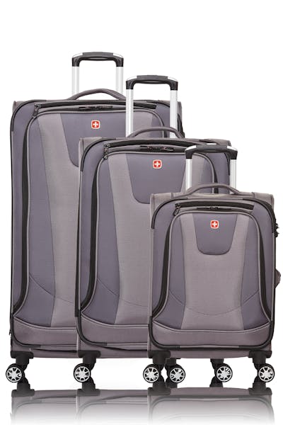 Swissgear Neolite III Collection Upright Luggage 3 Piece Set - Grey