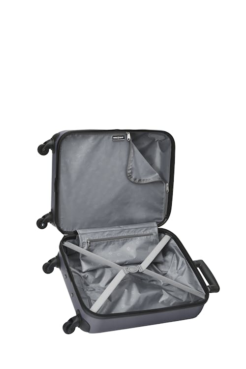 Swissgear Collection de bagages In-Transit - Valise de cabine rigide  Sangles de compression à boucle