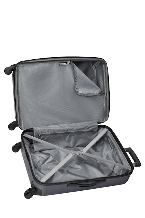 Swissgear Collection de bagages In-Transit - Valise rigide extensible de 24 po  Sangles de compression à boucle