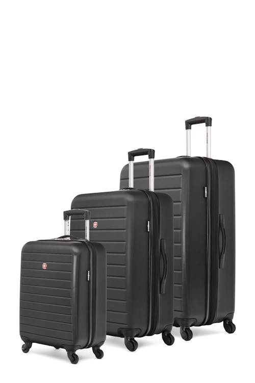 Swissgear Collection de bagages In-Transit - Ensemble de 3 valises rigides - Noir