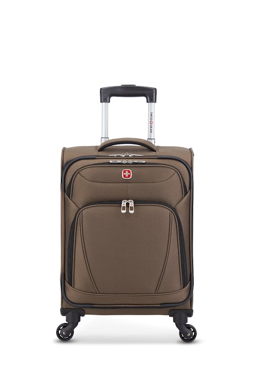 Swissgear Super Lite Collection Carry-On Upright Luggage - Front zippered pockets ideal for last minute travel necessities