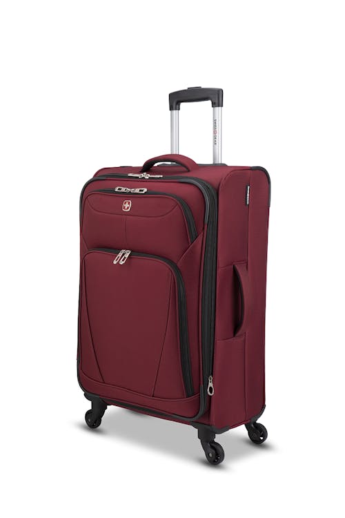 Swissgear Super Lite Collection 24" Expandable Upright Luggage - Burgundy