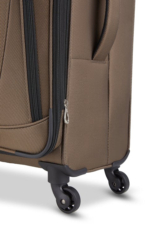 Swissgear Super Lite Collection 3 Piece Expandable Upright Luggage Set Spin 360° 4-wheel system allows suitcase to move easily in all directions