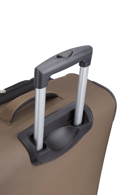 Swissgear Super Lite Collection 3 Piece Expandable Upright Luggage Set Retractable push-button handle locks into place when extended