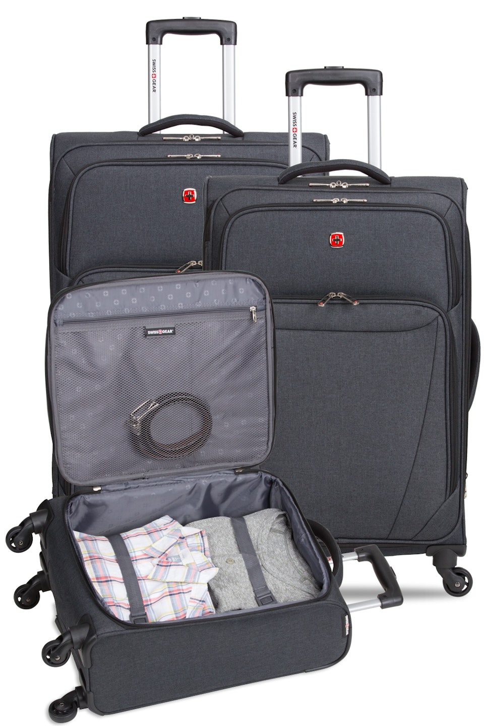 Swissgear 2140 Expandable 3pc Spinner Luggage Set