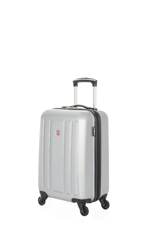 Swissgear La Sarinne Collection Carry-On Hardside Luggage - Silver