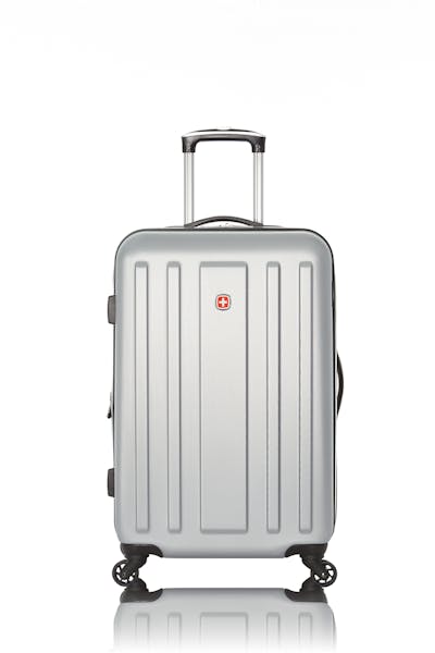 Swissgear La Sarinne Collection 24" Expandable Hardside Luggage - Silver