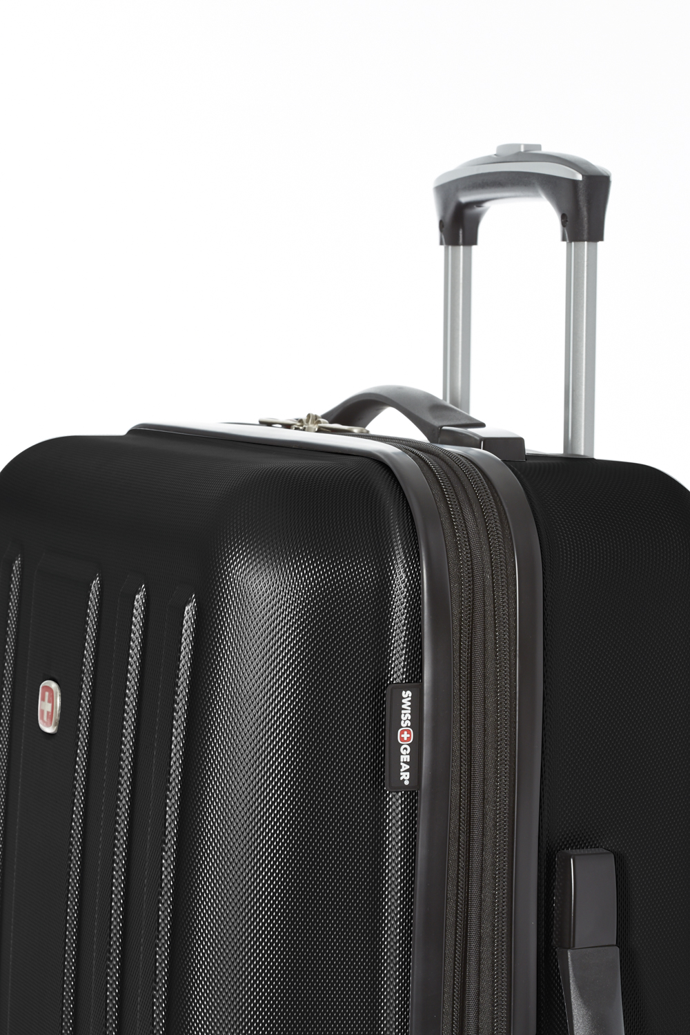 black hardside luggage