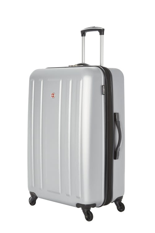 Swissgear La Sarinne Collection 28" Expandable Hardside Luggage - Silver