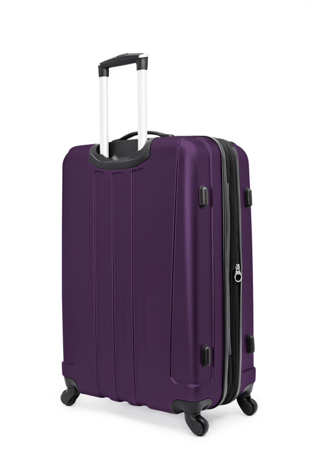 dark purple luggage