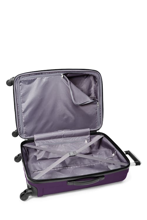 Swissgear Pinnacle Collection Hardside Luggage 3 Piece Set - Dark Purple