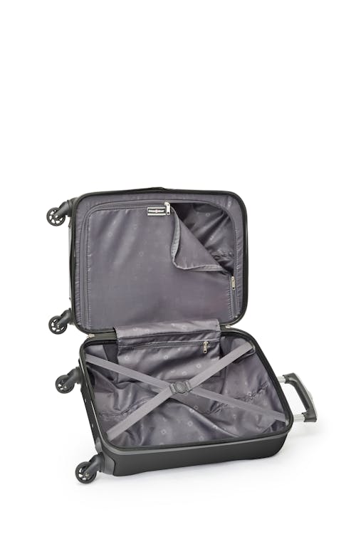 Swissgear Collection de bagages Central Lite - Valise de cabine rigide  Sangles de compression à boucle